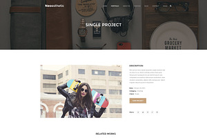 Neoesthetic - Creative Onepage