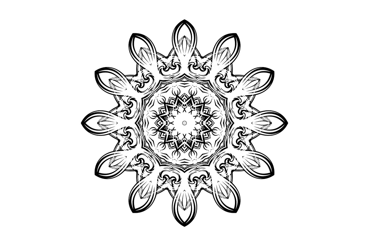 High Quality Mandala Clipart Bundle, a Decorative Illustration by NJ Himel (Photo 24 of 103)