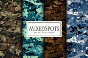 Mixed camouflage uniform patterns, a Pattern Graphic by ArchonDigitalShop (Thumbnail 3 of 10)