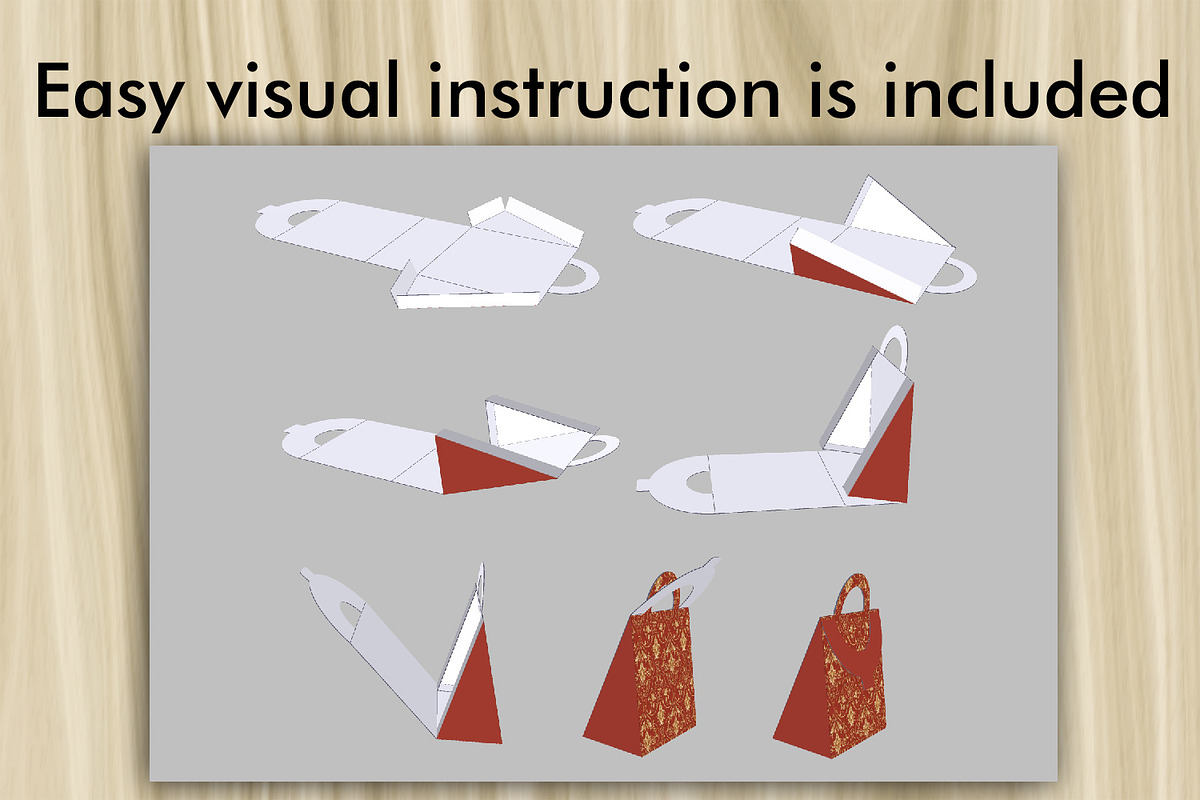 5 Ornamental Gift Sachets - PDF Prin, a Print Template by Kseniya-Omega (Photo 5 of 6)