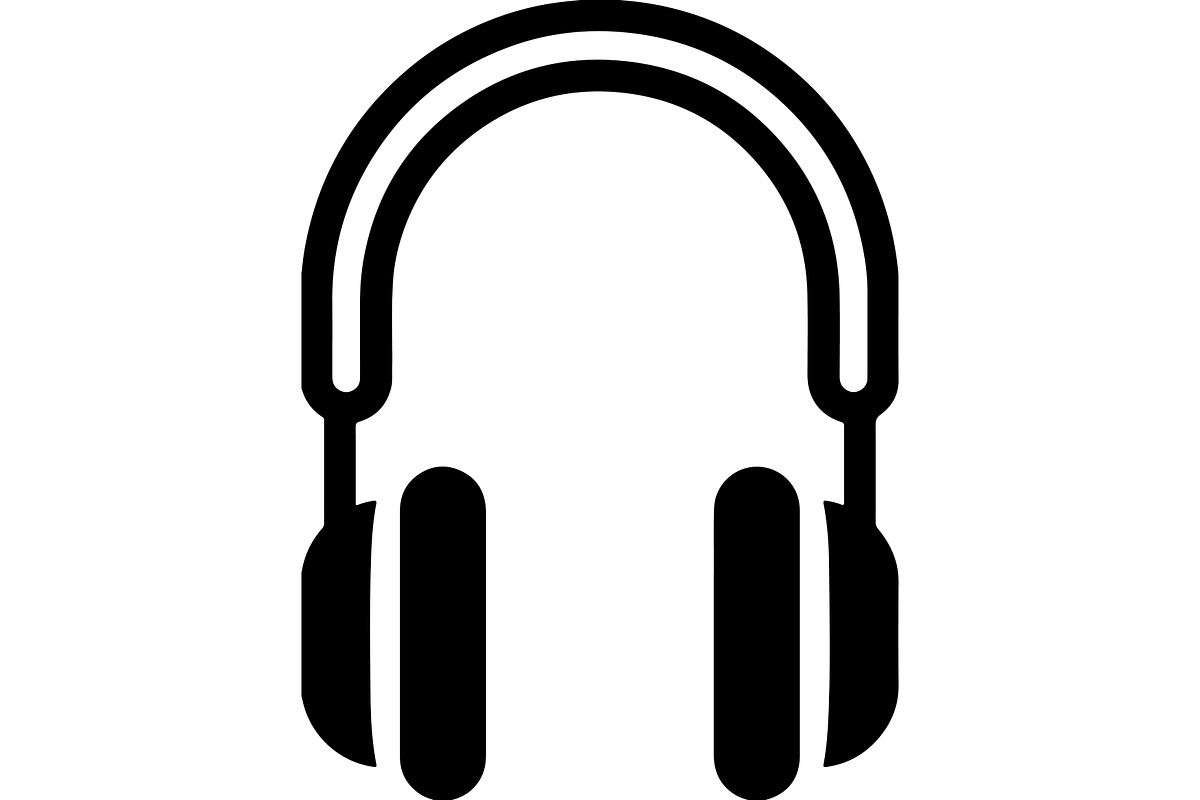 Headphone & Headset Vector Icons, a Technology Illustration by abu67222 (Photo 9 of 9)