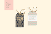 40 Geometric Patterns Blues+Pastels, a Pattern Graphic by Suphansa (Thumbnail 4 of 12)