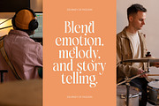 Blamore Modern Serif Display, a Serif Font by timelesstype.co (Thumbnail 12 of 20)