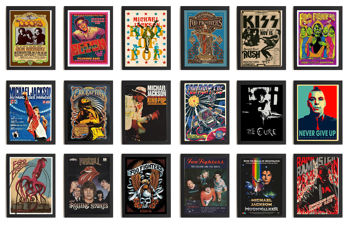 Vintage Concert Poster, Retro Poster, a Wallpaper Photo by Chipshpow Graphics (Photo 8 of 9)