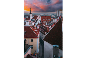 Tallinn, Estonia, Europe. Rooftop, an Architecture Photo by Our Amazing World