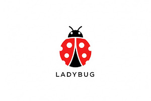 inimal Red Ladybug, a Branding & Logo Template by Logocreative