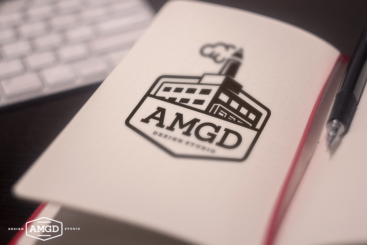 Bundle - Realistic Logo Mock-up, a Books & Magazine Mockup by amgd (Photo 2 of 5)