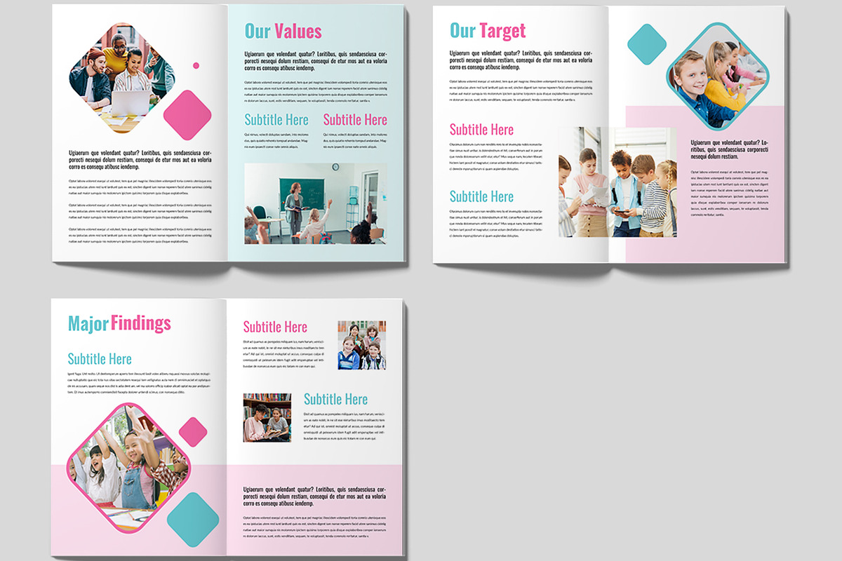 Education Plan Brochure Layout, a Brochure Template by MightyDesign (Photo 4 of 7)