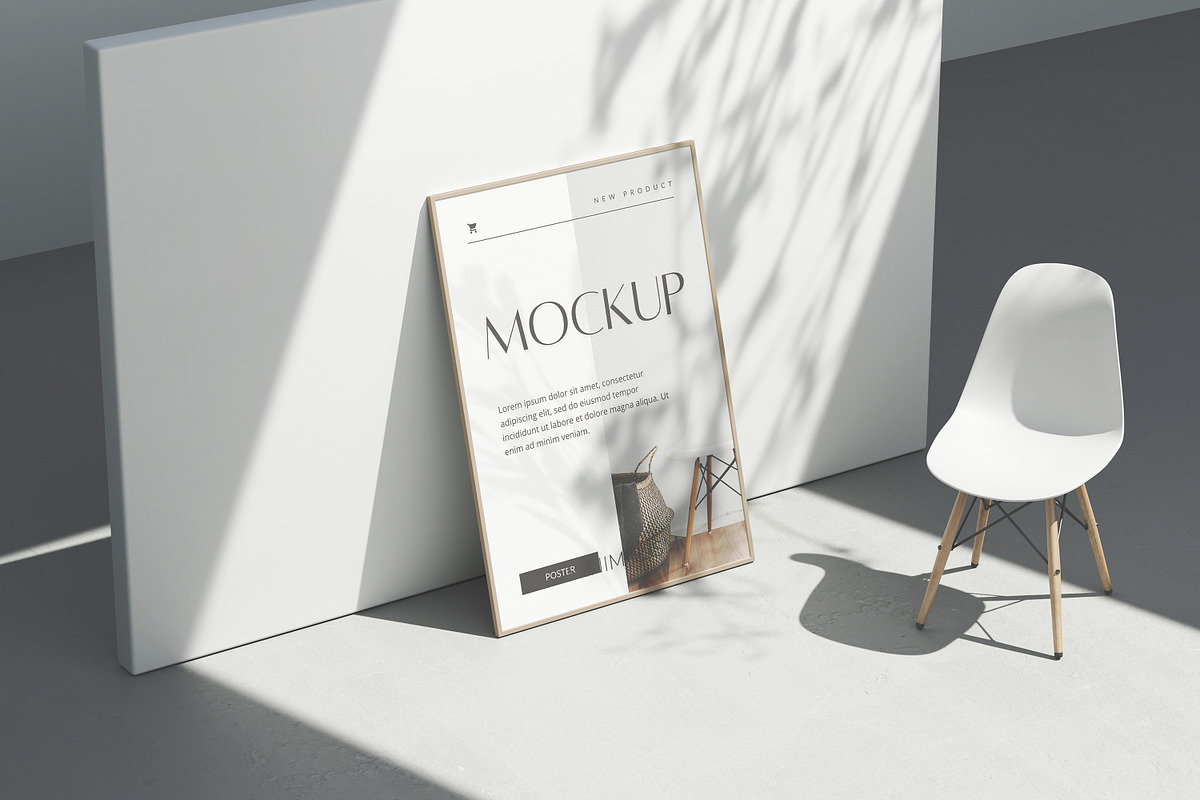 Poster and Photo Frame Mockup, a Print Template by simuradi (Photo 3 of 7)