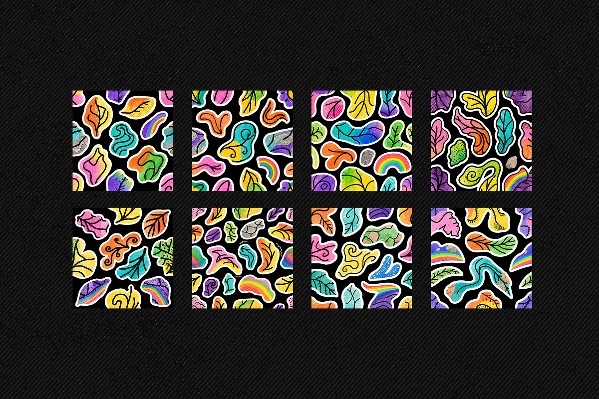Organic Abstract Watercolor Patterns, a Pattern Graphic by DuoFankaar (Photo 11 of 14)