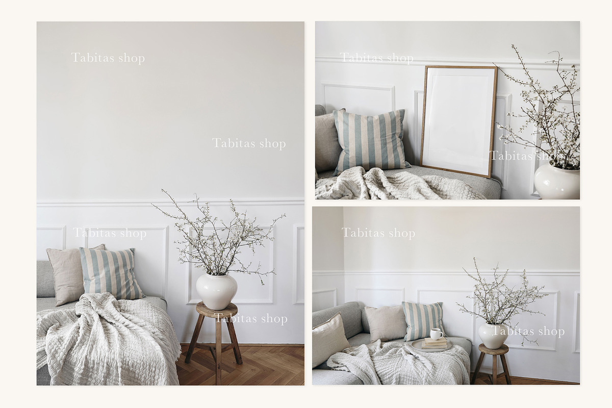 Spring picture frames & card mockups, an Advertising Mockup by Tabita's shop (Photo 6 of 9)