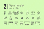Hand Drawn House Plant Illustrations, an Illustration by Hannah Eliza Studio (Thumbnail 2 of 5)