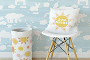 Cute baby patterns, prints, clipart, a Pattern Graphic by Inna Moreva (Thumbnail 7 of 9)