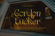 Gordon Tucker Stylish Serif, a Serif Font by Cruzine (Thumbnail 1 of 8)