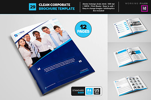 Clean Corporate Brochure Template 29