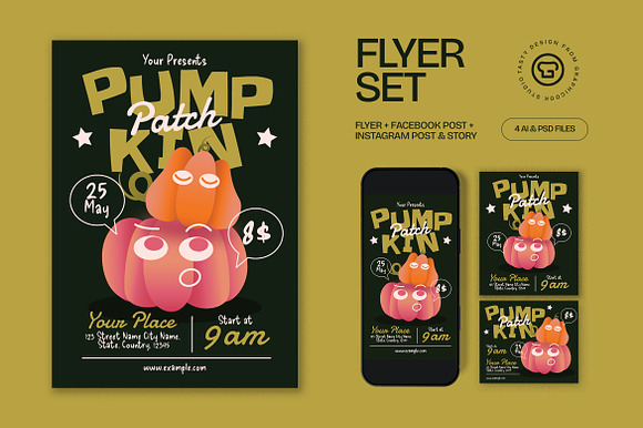 Pumpkin Patch Flyer preview 4