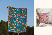 Sweetheart Garden Folk Florals, a Pattern Graphic by Ninterints (Thumbnail 7 of 10)
