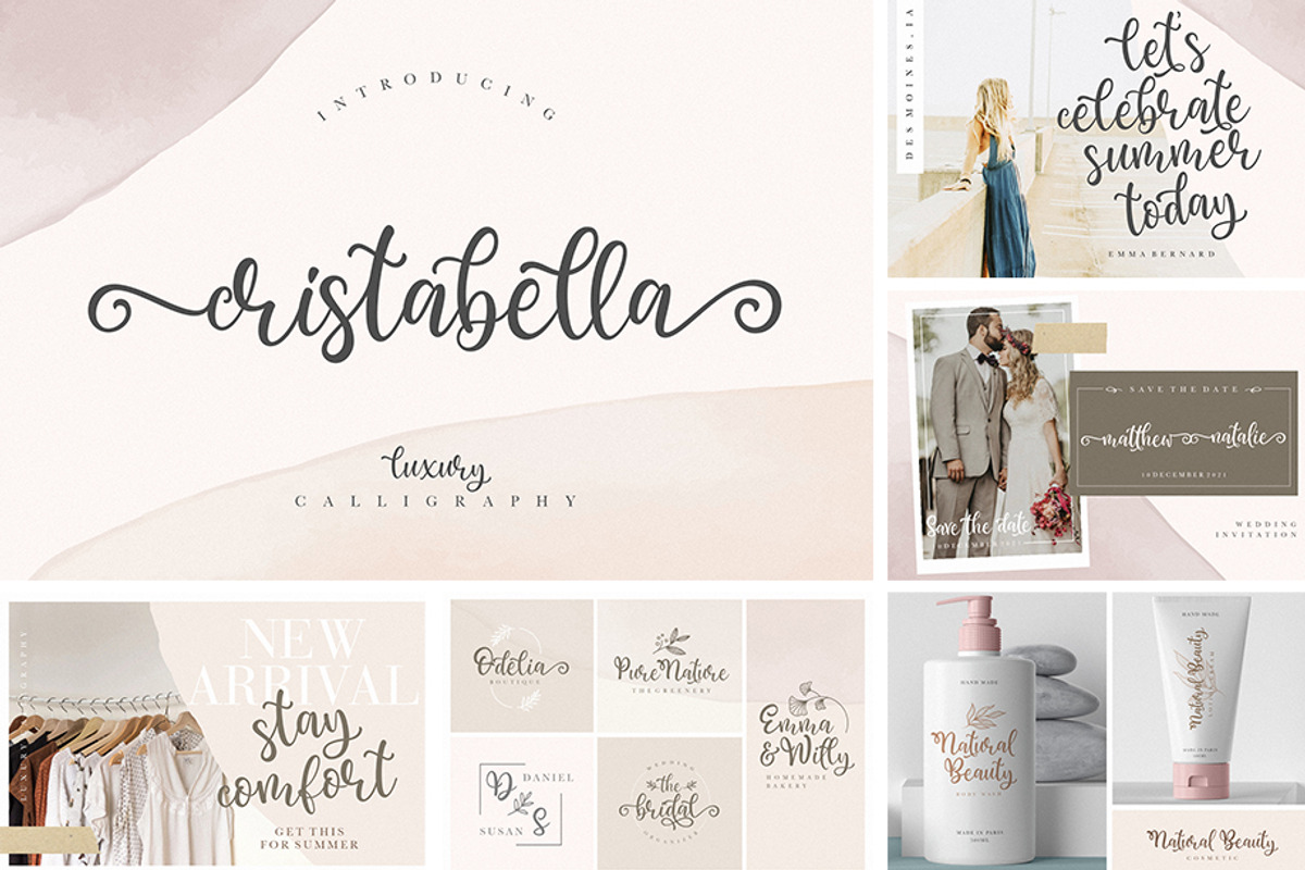 When Modern Meet Vintage Font Bundle, a Script Font by Creatype Studio (Photo 12 of 45)