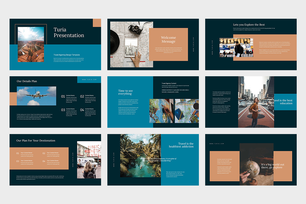 Turia : Travel Agent Keynote, a Presentation Template by Punkl Camp (Photo 2 of 9)