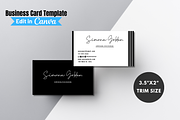 Minimalist Business Card Template, a Business Card Template by SimoDigitalArt (Thumbnail 2 of 11)