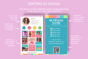 Business Card Template - Colorful, a Business Card Template by SunshineStudioBoutique (Thumbnail 4 of 9)