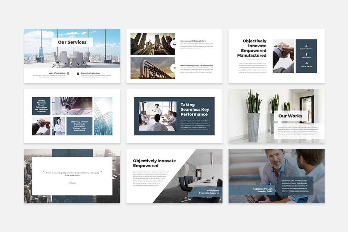 Morgan Presentation Template, a Presentation Template by SlideStation (Photo 4 of 9)
