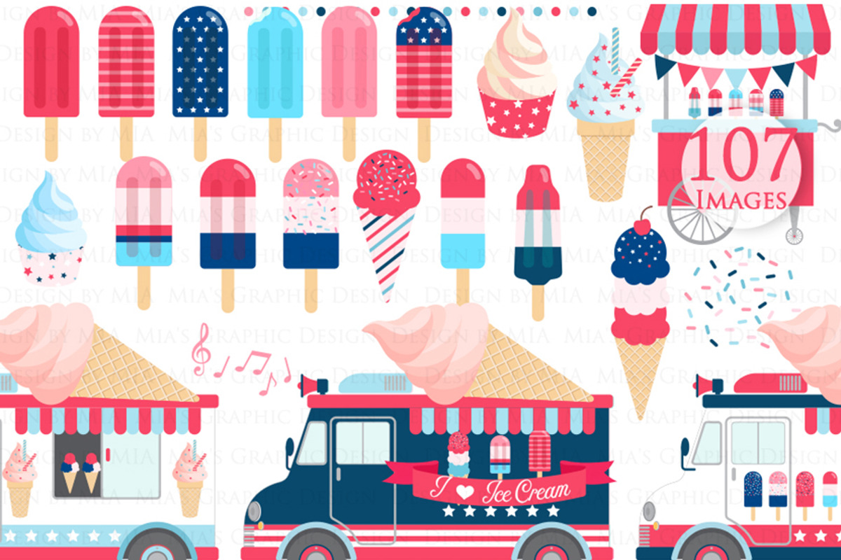 Ice Cream Party, Ice Cream Truck, an Illustration by Mia's Graphic Design (Photo 3 of 9)