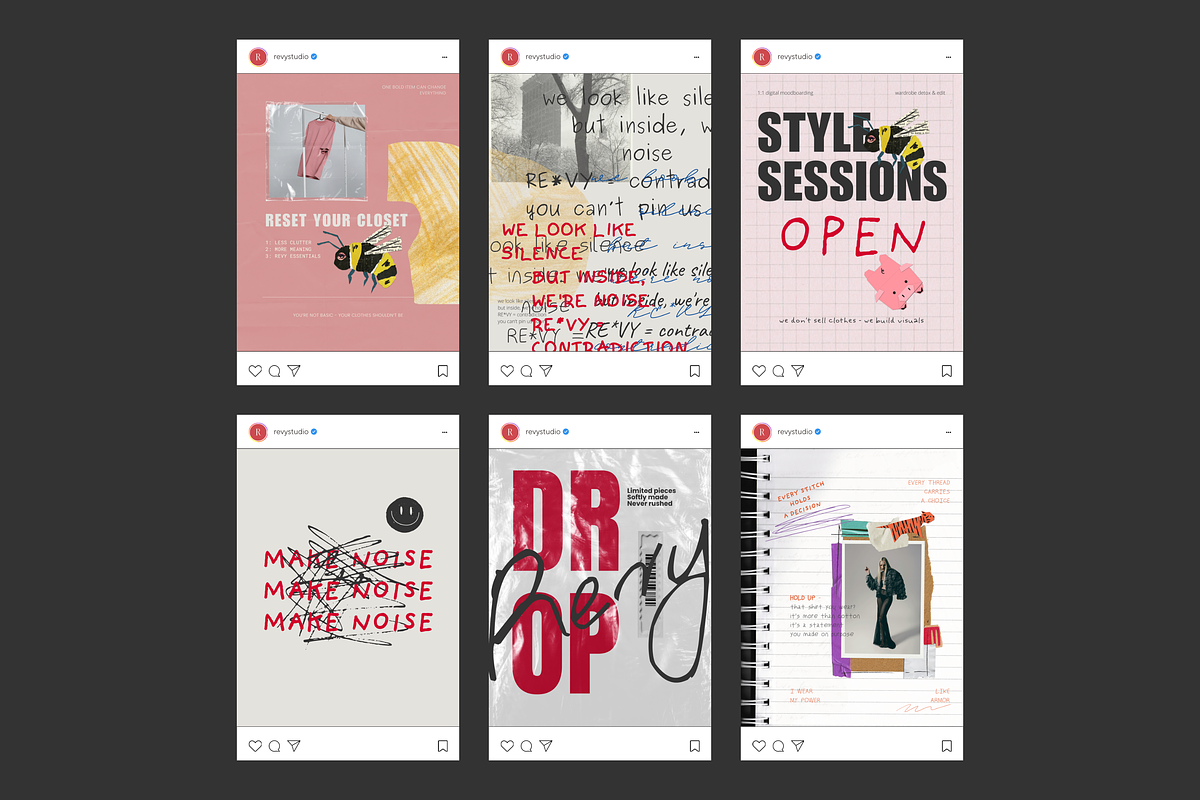 REVY Social Media Kit, a Social Media Template by rainbojelia (Photo 15 of 18)