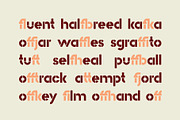 Pikolo Block Font, a Sans Serif Font by Ideabuk (Thumbnail 6 of 8)