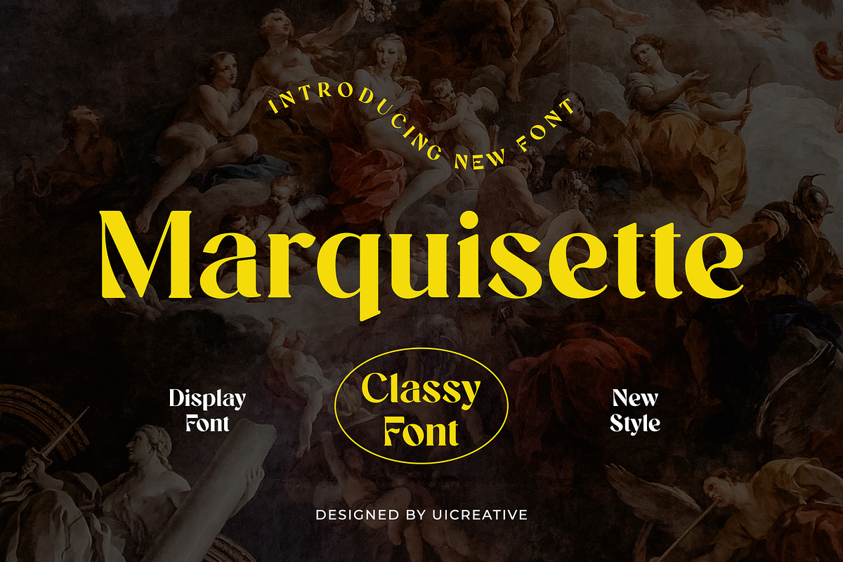 Marquisette Classy Serif Font, a Serif Font by UICreative (Photo 1 of 11)