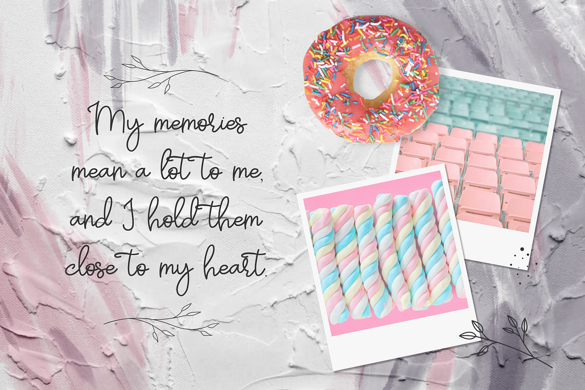 Pastel | hand-written font preview 2