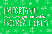 Procreate Christmas Shapes Set, a Brush Add-On by Positively Present (Thumbnail 2 of 10)