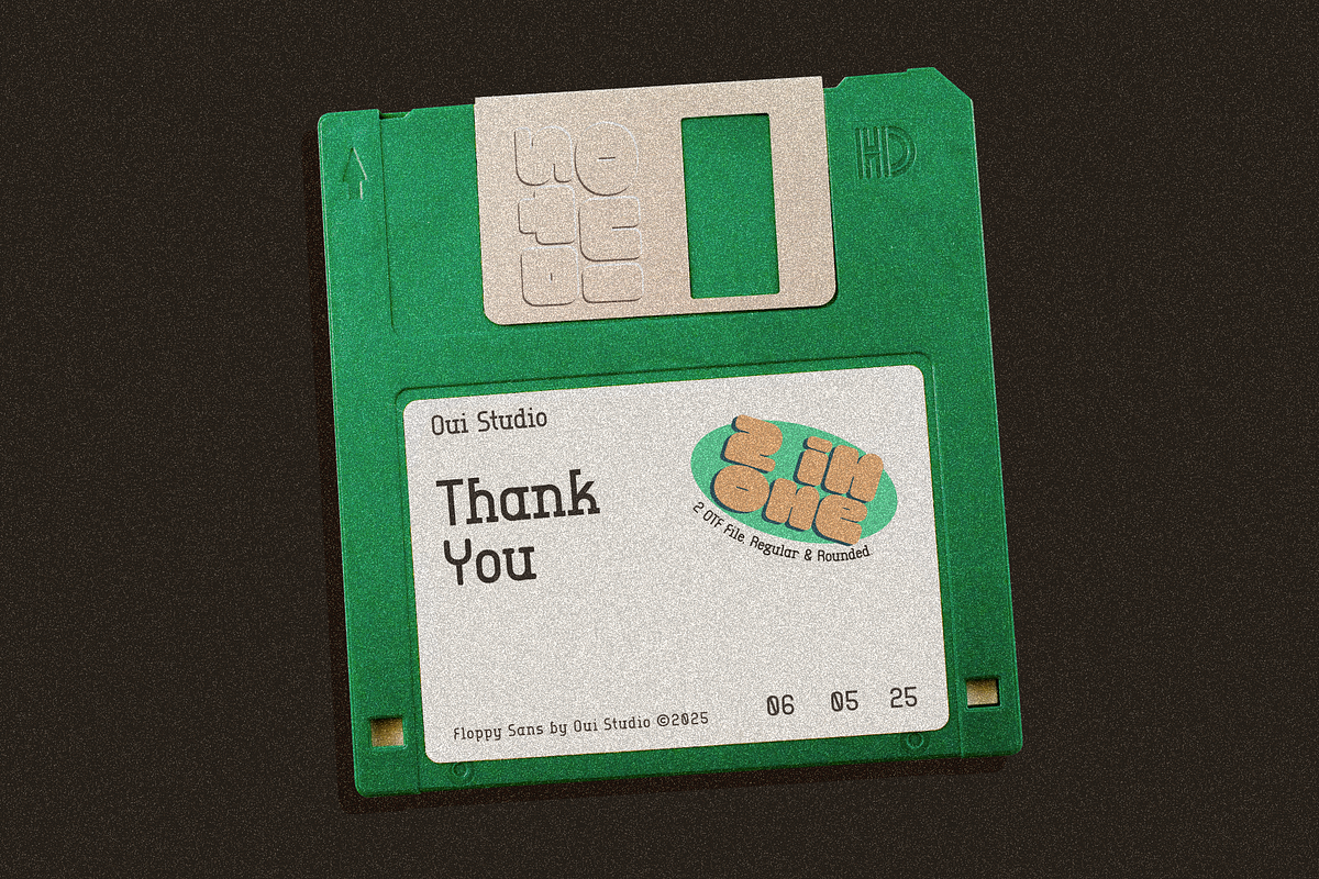Floppy Clean Modern Sans Serif, a Sans Serif Font by Oui Studio (Photo 10 of 10)