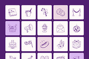 455 Celebration Doodles, an Outline Icon by Brickclay (Thumbnail 7 of 14)