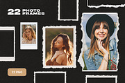 Torn Paper & Vintage Photo Frames, an Object Graphic by Andrew Skoch Design (Thumbnail 1 of 6)