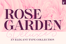 Rose Garden Deluxe Font Bundle