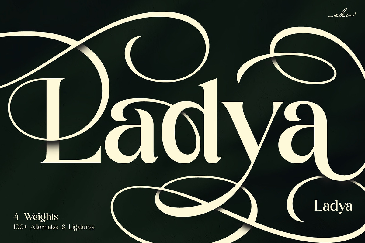 Ladya | Serif Display Font, a Serif Font by Ekahermawan (Photo 1 of 15)