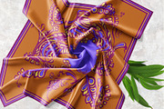 Plum Royale Silk Scarves Design, an Object Graphic by ilustrinna (Thumbnail 5 of 12)