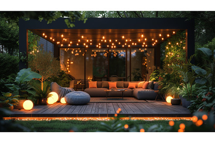 Lights in the garden of a beautiful, a Nature Photo by ZinetroN