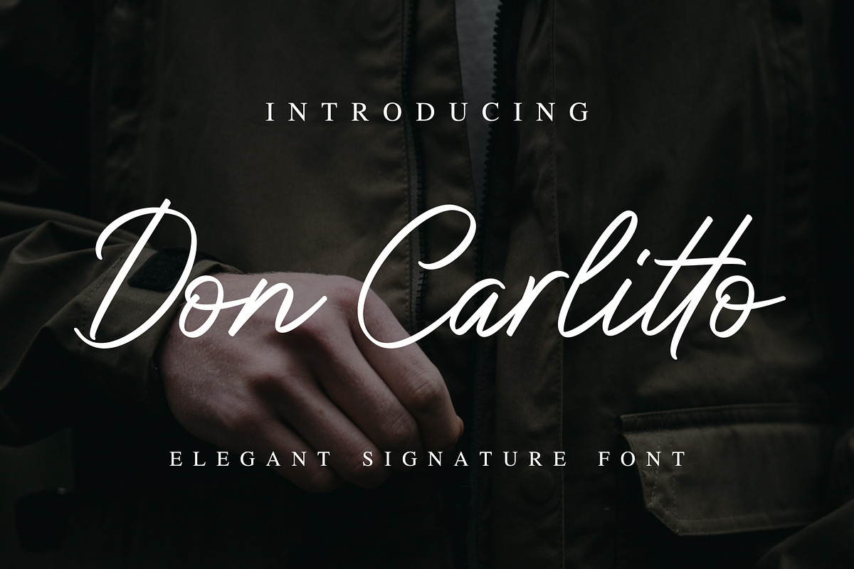 Don Carlitto - Signature Font