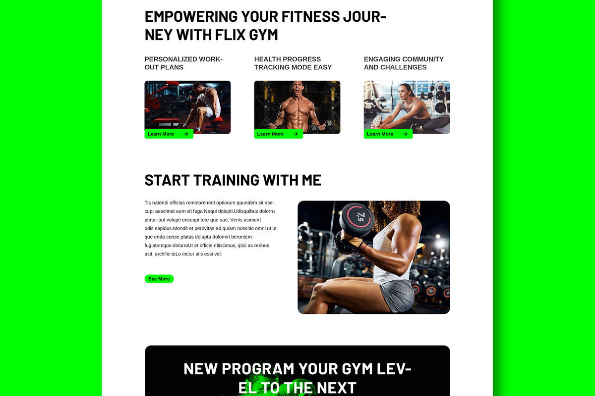 Sport Newsletter Template Design, an UI Kit Template by MightyDesign (Photo 4 of 9)
