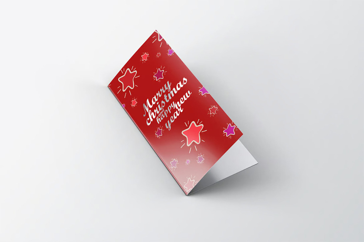 Invitation & Greeting Card Mock-Up, an Advertising Mockup by DesignRushMarket (Photo 6 of 7)