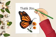 Whimsical Summer Monarch Butterflies, an Animal Illustration by Creative Art (Thumbnail 7 of 8)