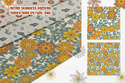 GROOVY SUMMER FLOWERS, a Pattern Graphic by Antikva17 (Thumbnail 6 of 9)