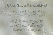 Spirella: Whimsical Handwritten Font, a Handwritten Font by Mneme (Thumbnail 5 of 8)