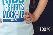 Kids T-Shirt Mock-Up Vol 3, a Shirt Mockup by Freeman Studio (Thumbnail 4 of 12)