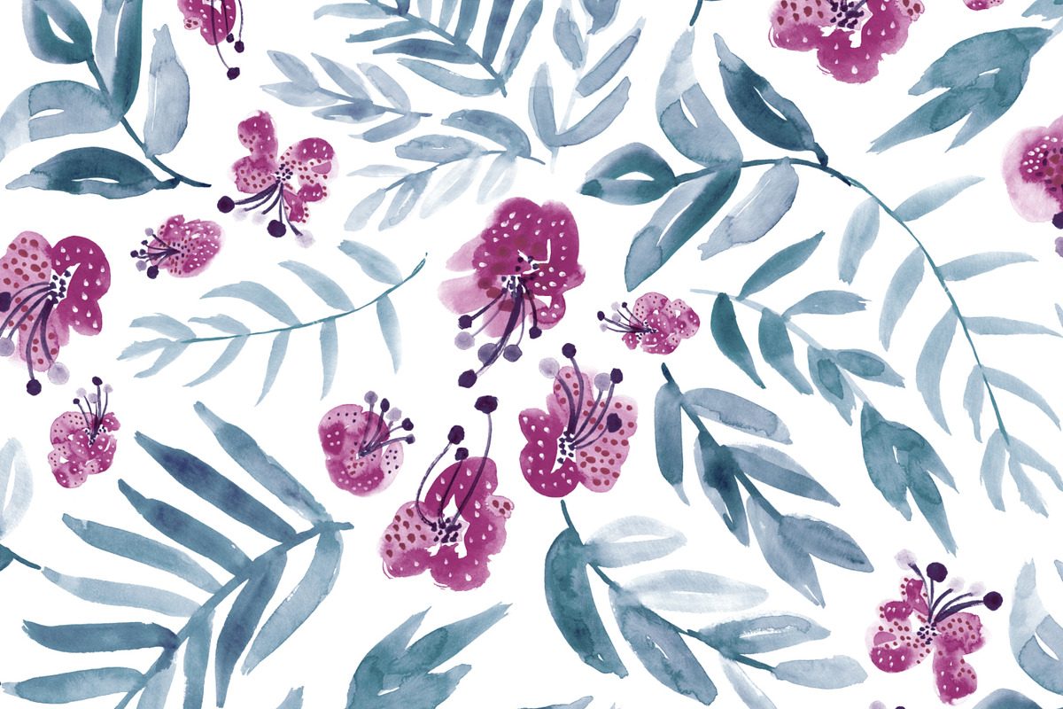 Maroon and grey blue, a Pattern Graphic by Anya-D