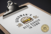 10 Logo/Badge Mock-Ups Vol.5, a Product Mockup by GraphicBurger (Thumbnail 1 of 5)