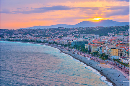 Picturesque view of Nice, France on, an Architecture Photo by f9photos