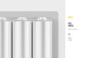 Battery AA. 3in1 Mockup, a Packaging Mockup by easymock (Thumbnail 5 of 16)